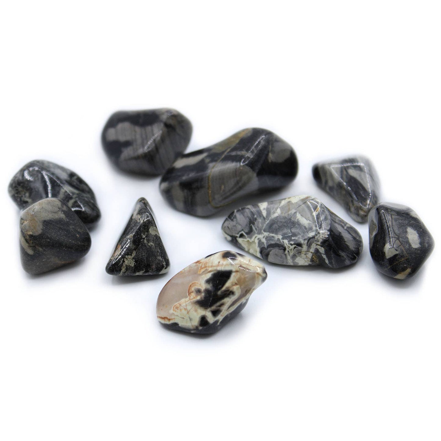 Silverleaf Jasper Tumble Stone