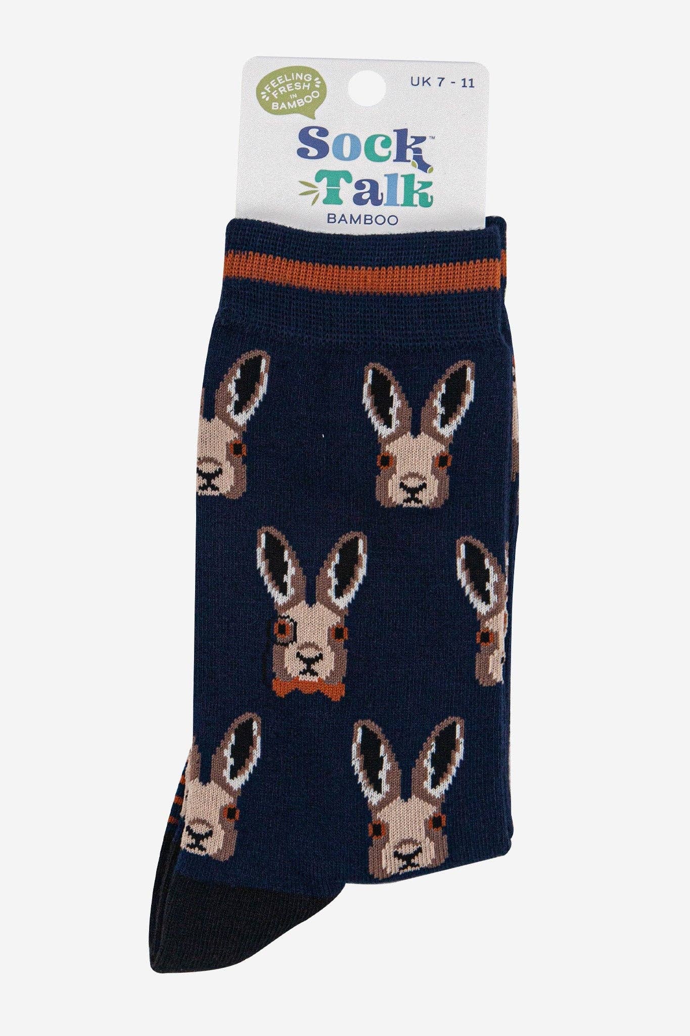 Dapper Hare Men's Bamboo Socks