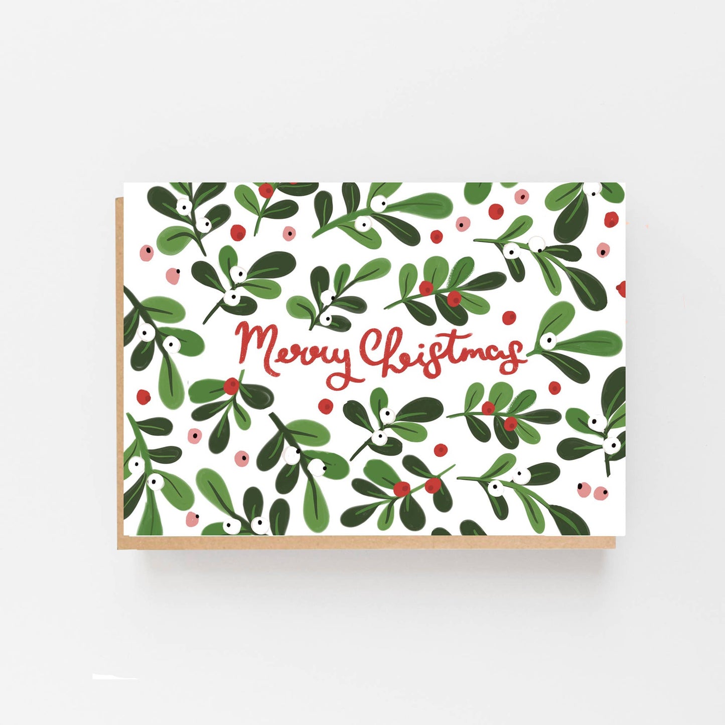 Mistletoe Merry Christmas Card