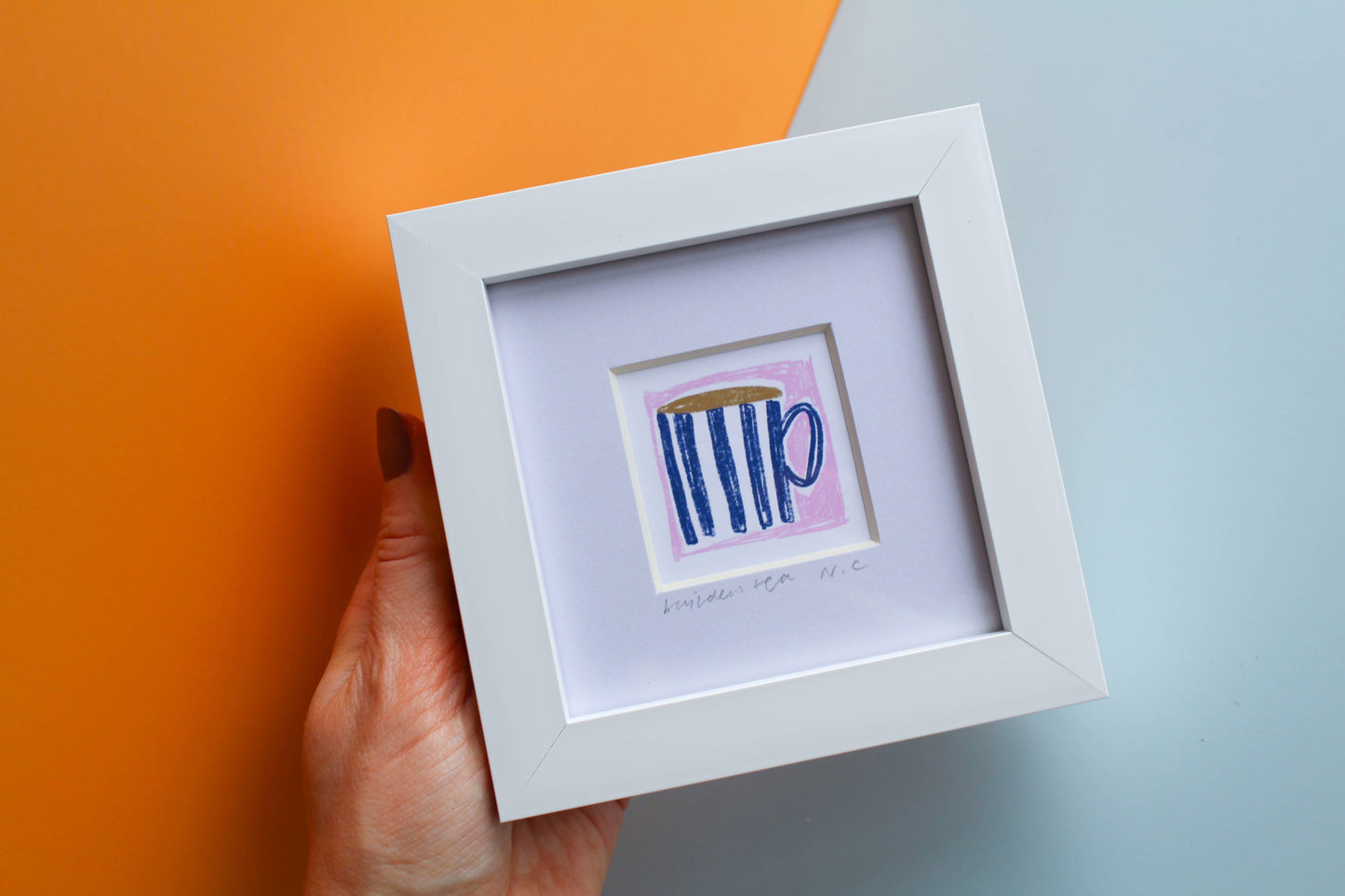 'Builders Tea' Mini Giclée Art Print