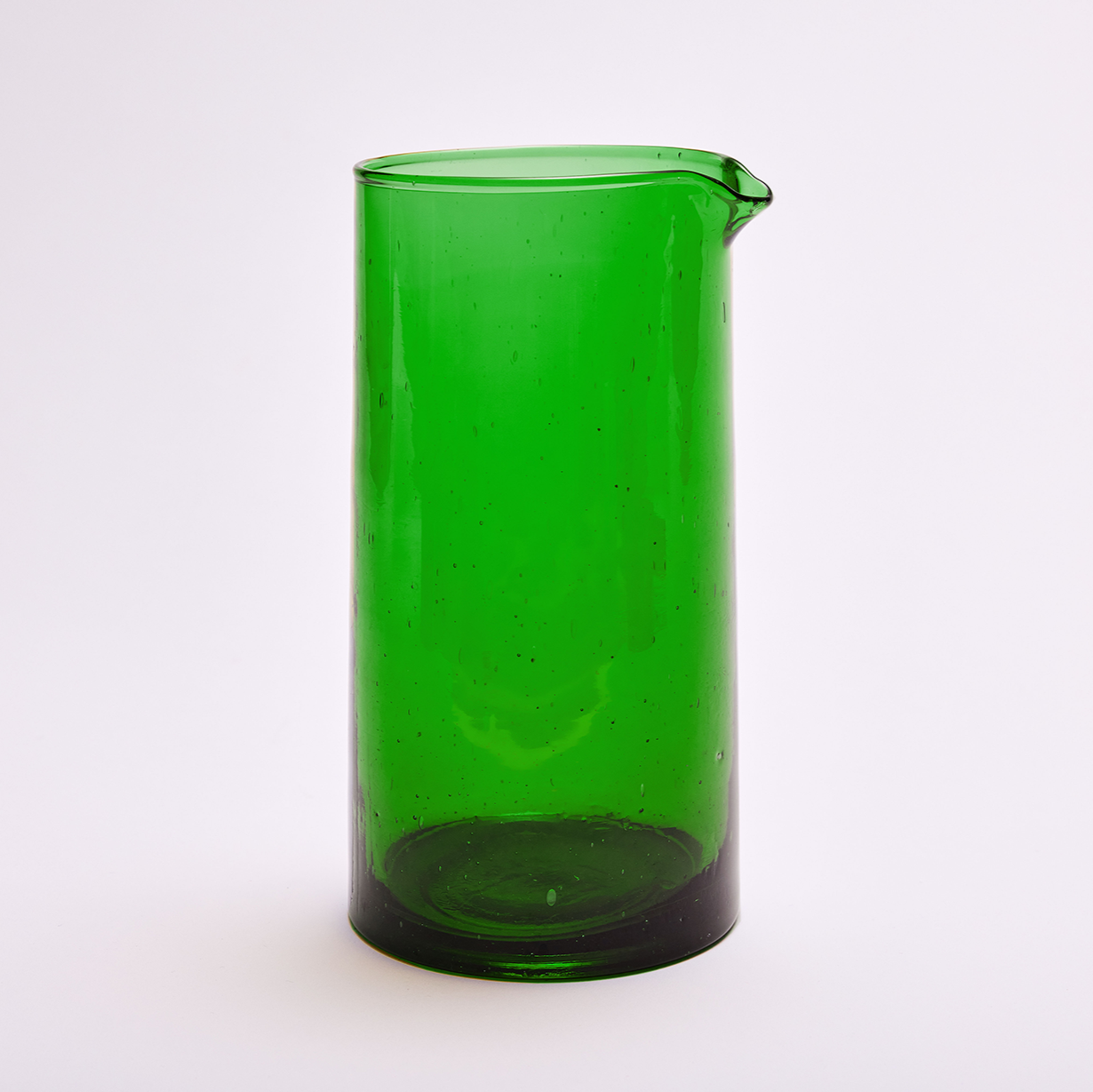 Recycled Green Glass Carafe