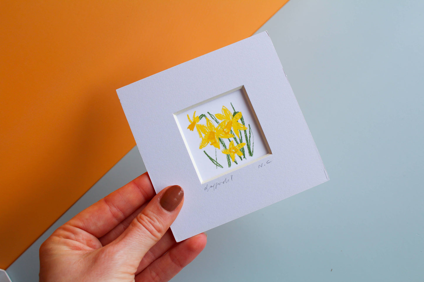 'Daffodils' Mini Giclée Art Print