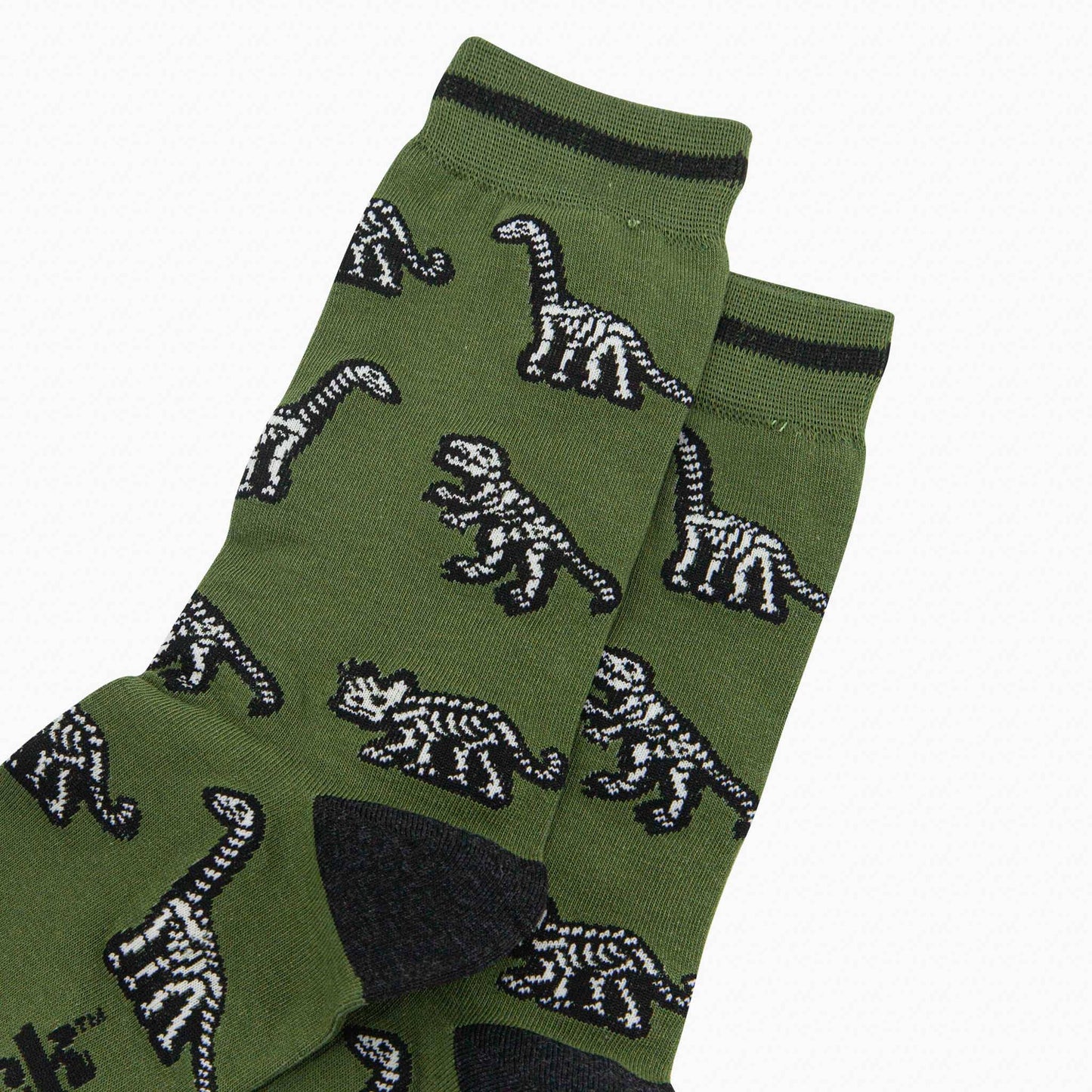 Dinosaur Bones Men's Bamboo Socks