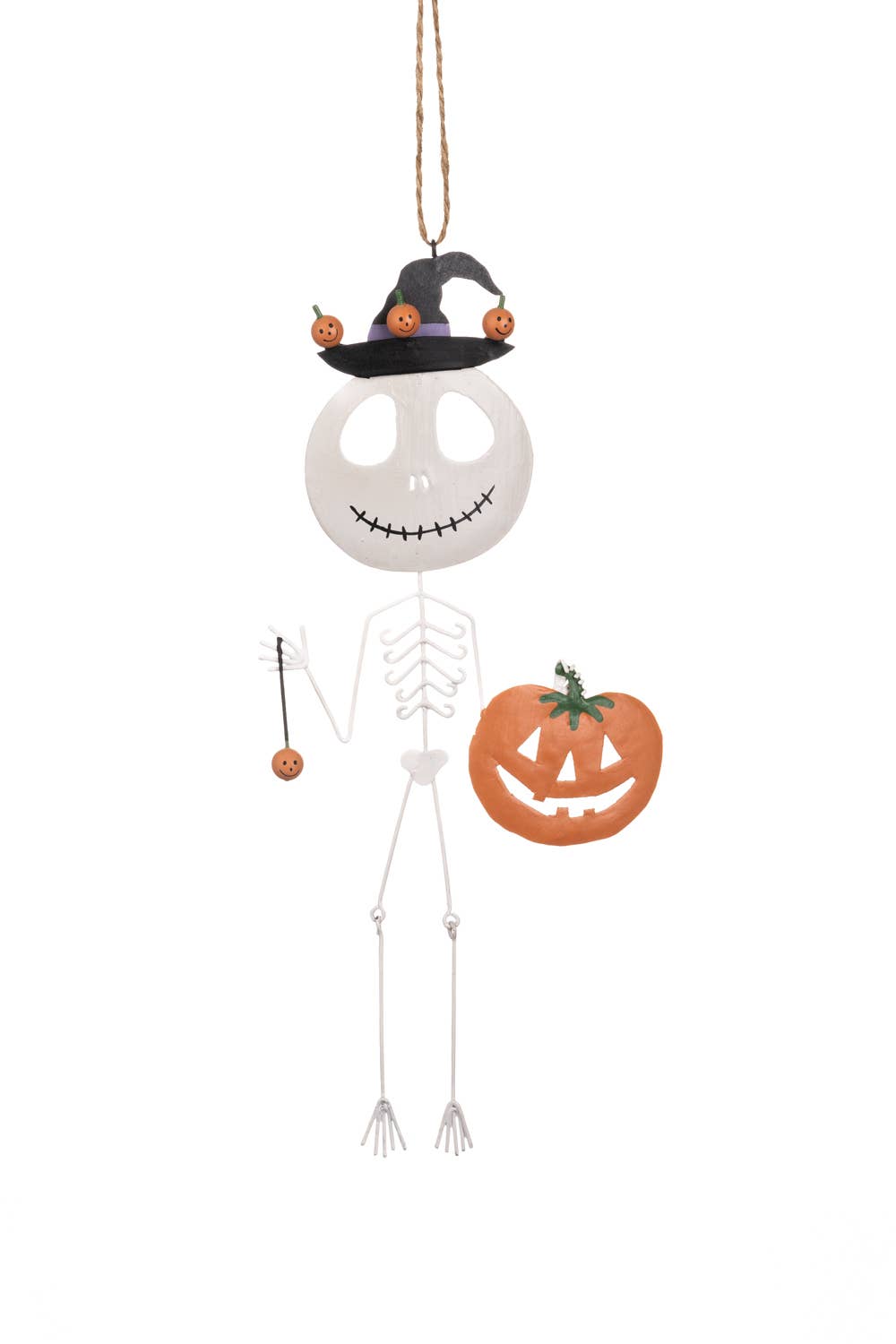 Skeli with Pumpkins Hanging