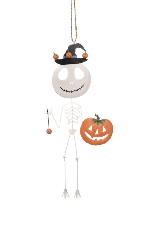 Skeli with Pumpkins Hanging
