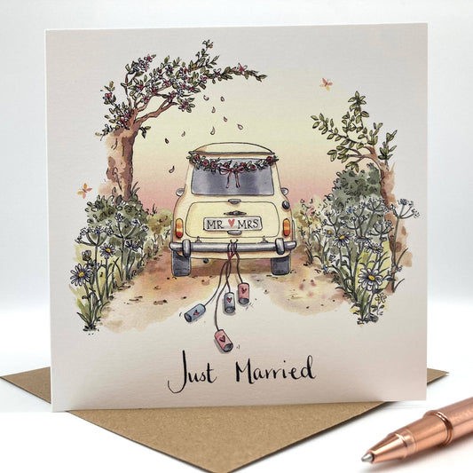 Wedding Card - Just married