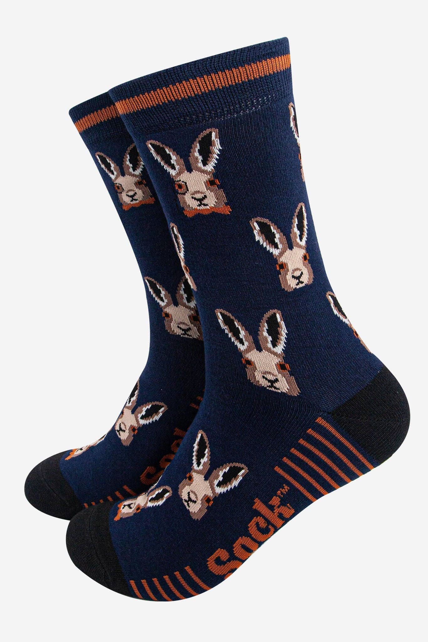 Dapper Hare Men's Bamboo Socks