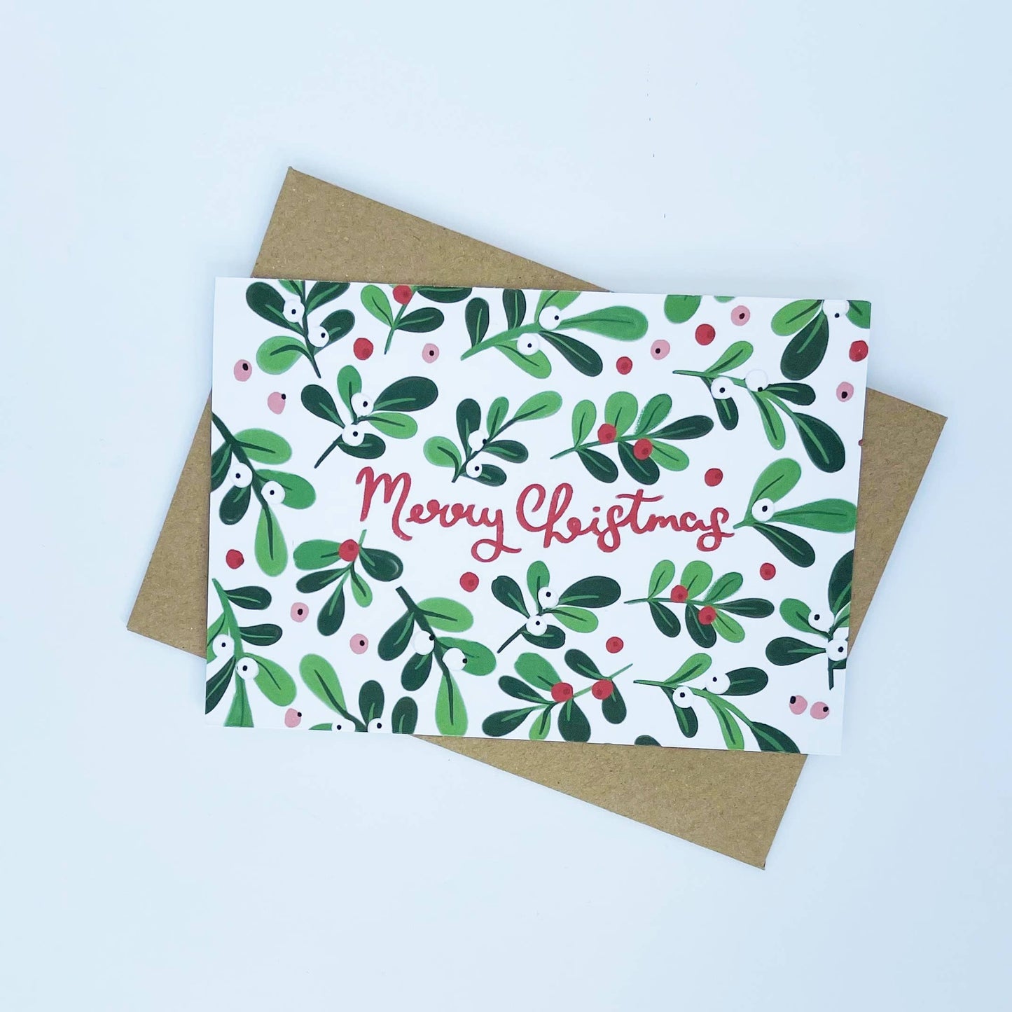 Mistletoe Merry Christmas Card