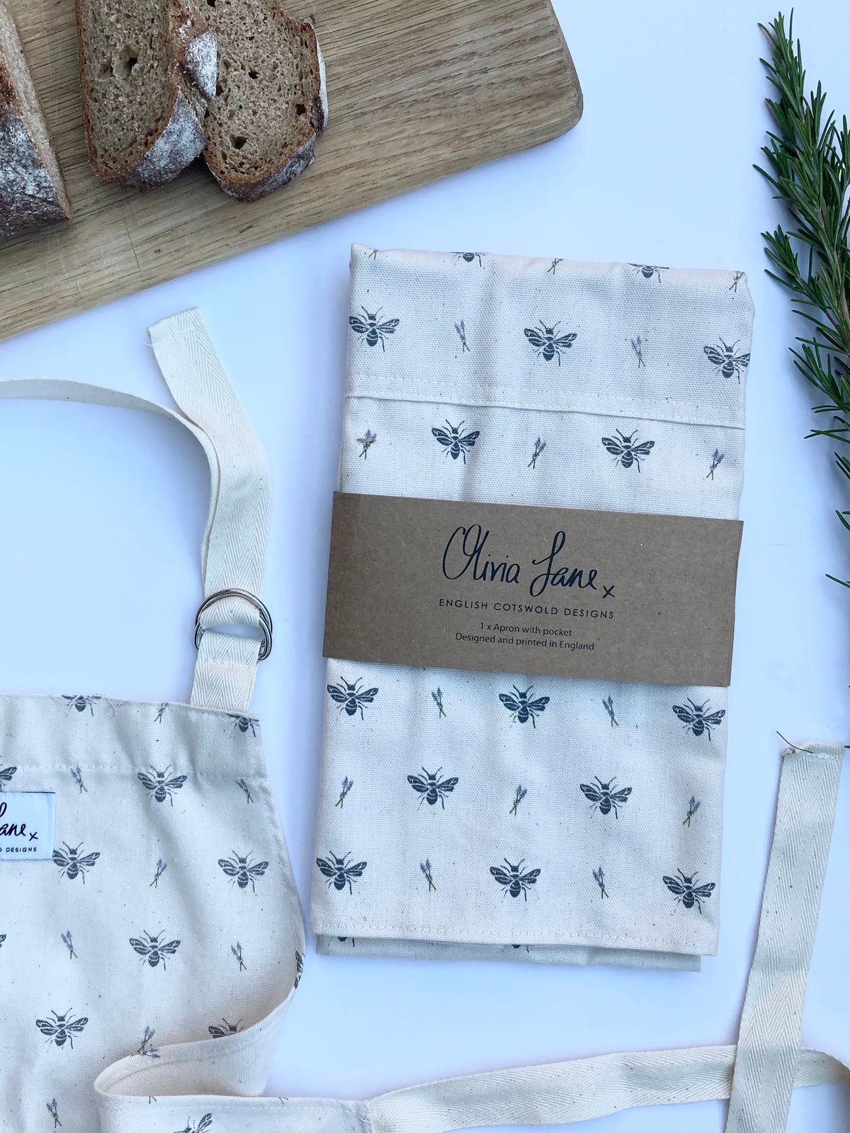 Tea Towel - 'Flying Solo' Bee