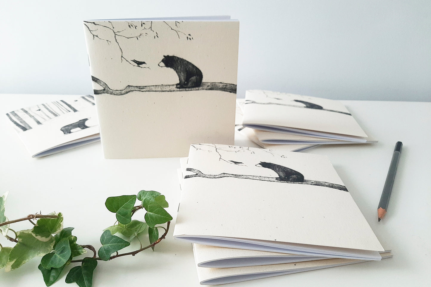 Square Notebook Jotter Style – Bear 1