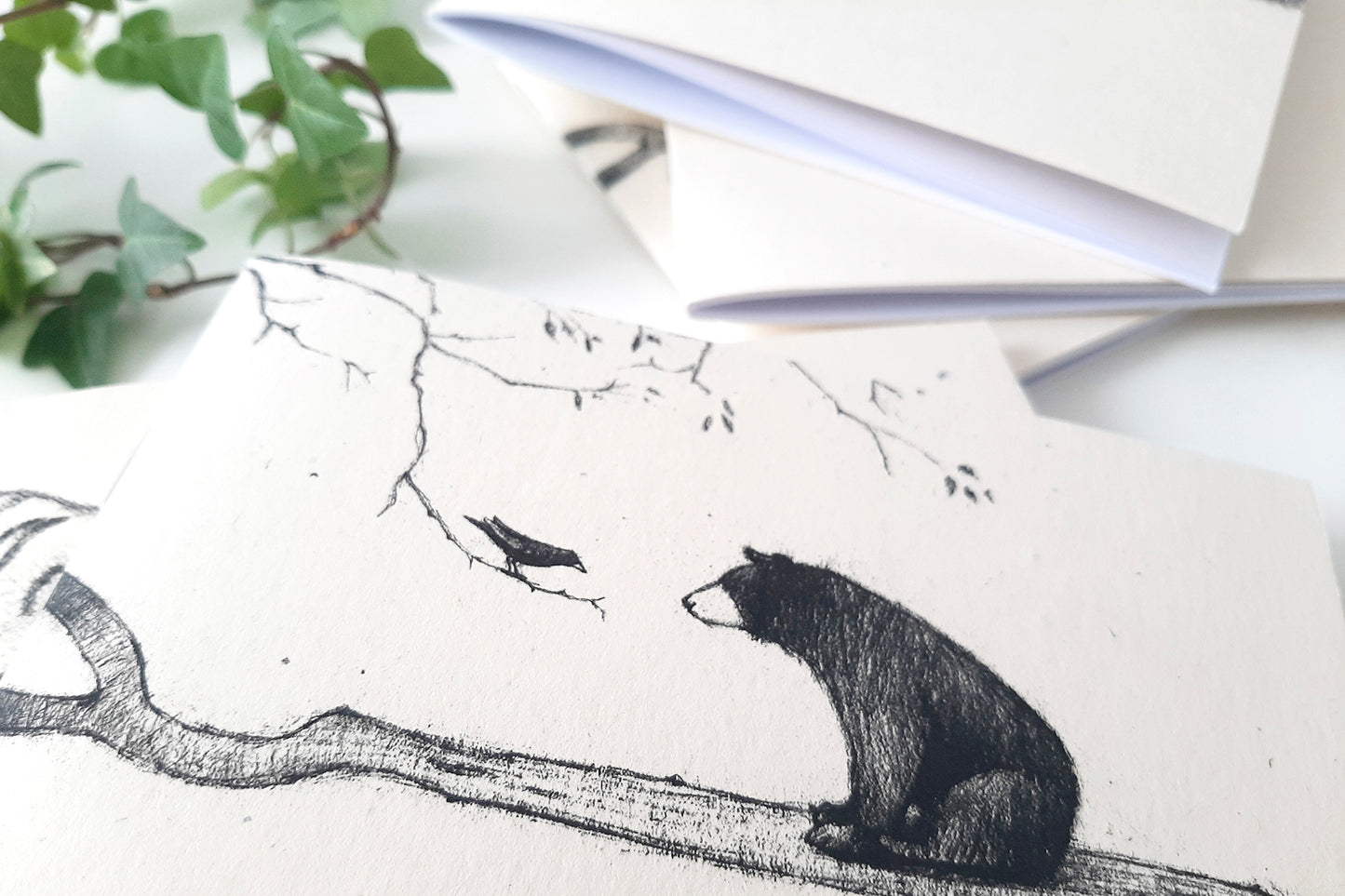 Square Notebook Jotter Style – Bear 1