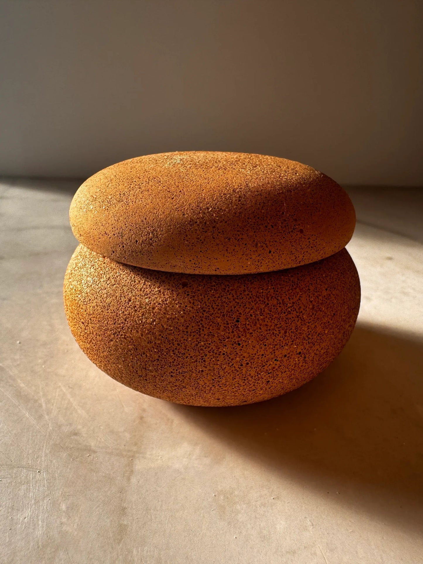 Mini Stoneware Pot & Lid