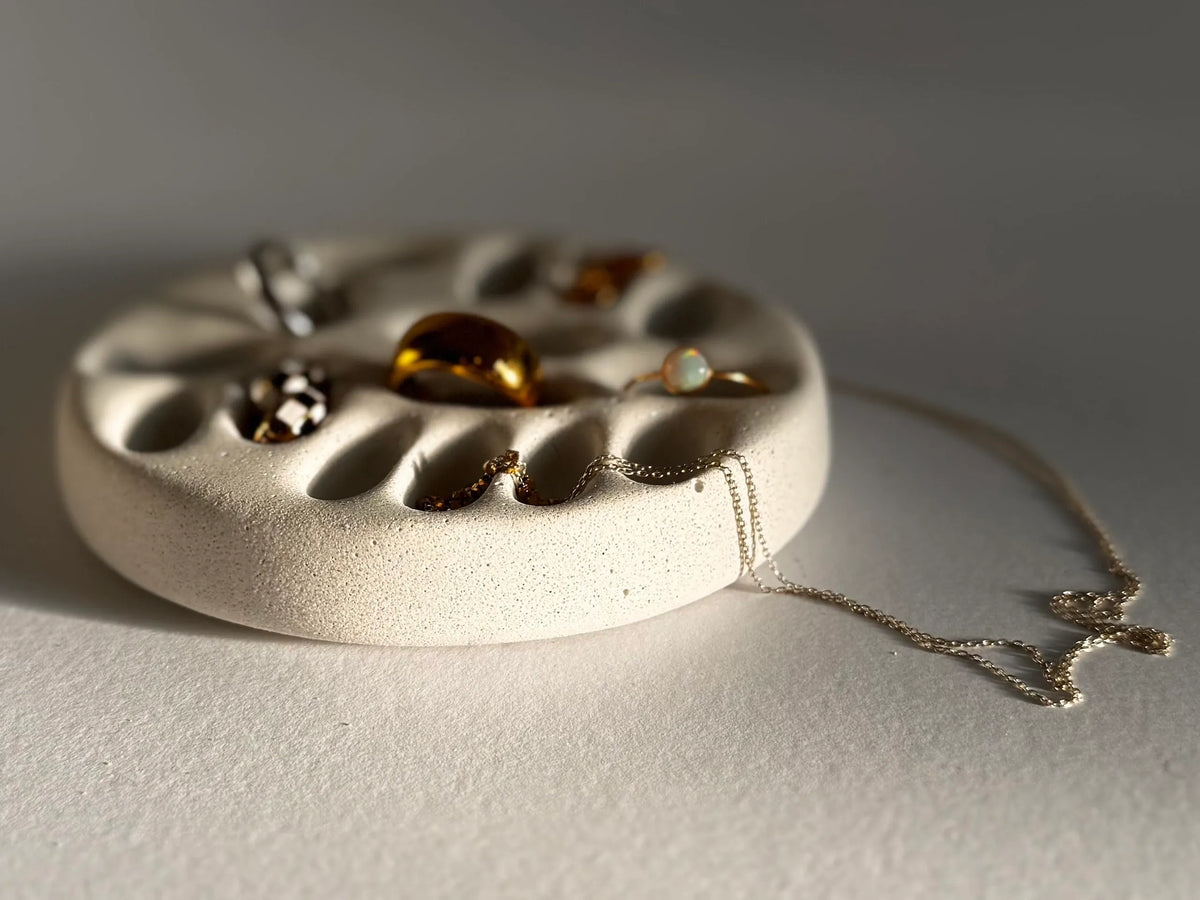 Alba | White Jewellery Organiser Tray