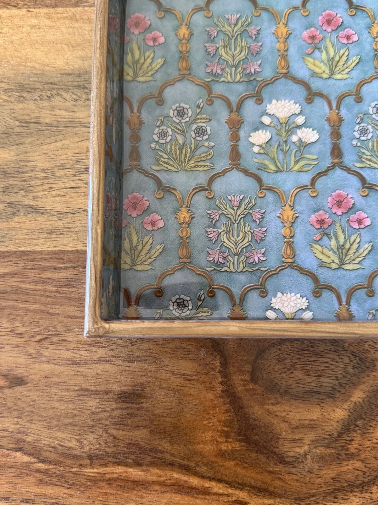 Wood Square Tray | Mahraab