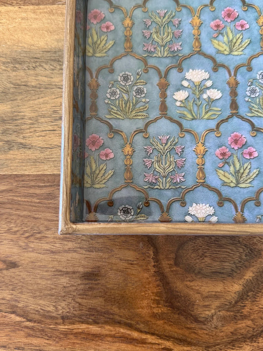 Wood Square Tray | Mahraab