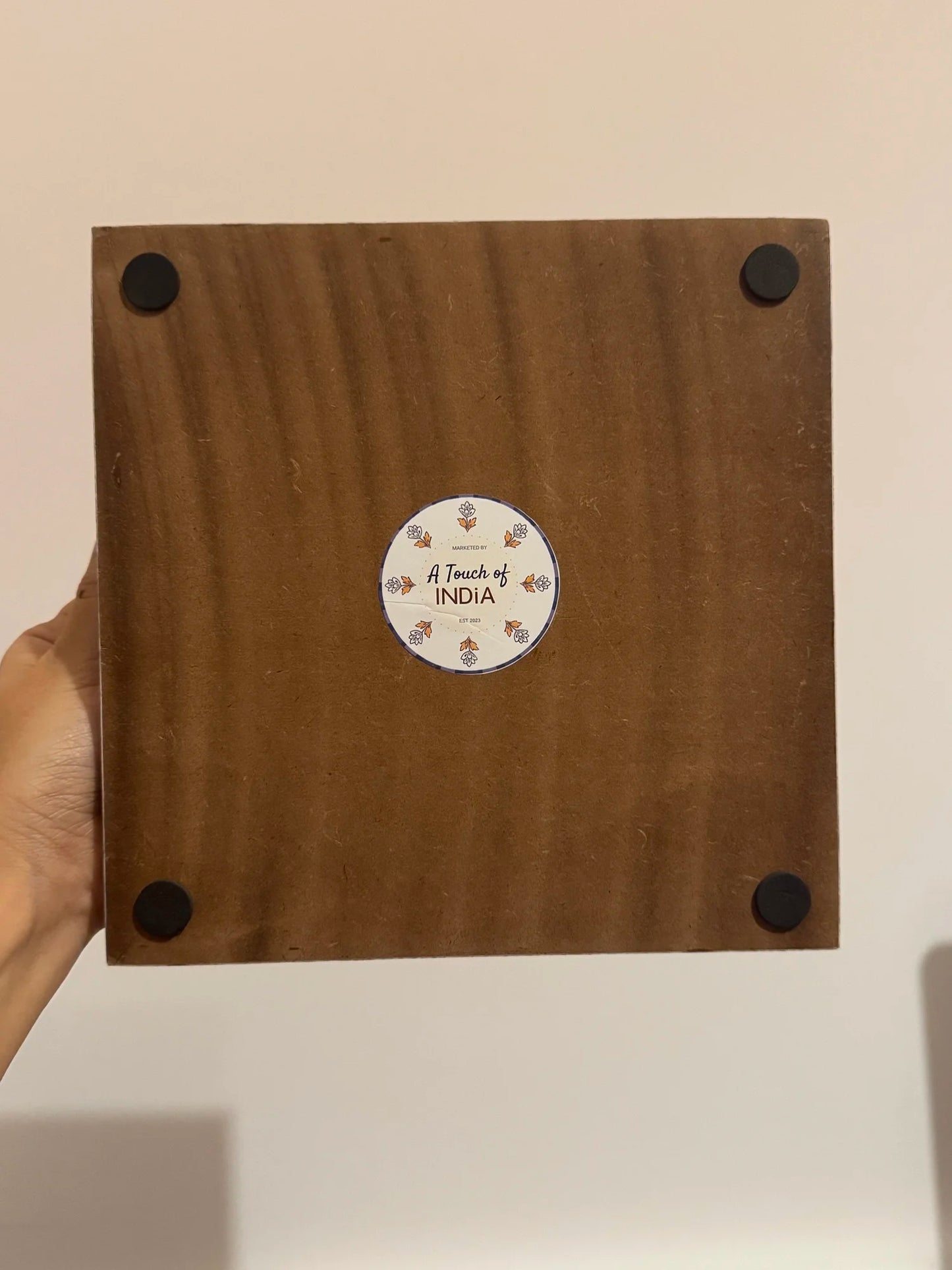 Wood Square Tray | Mahraab