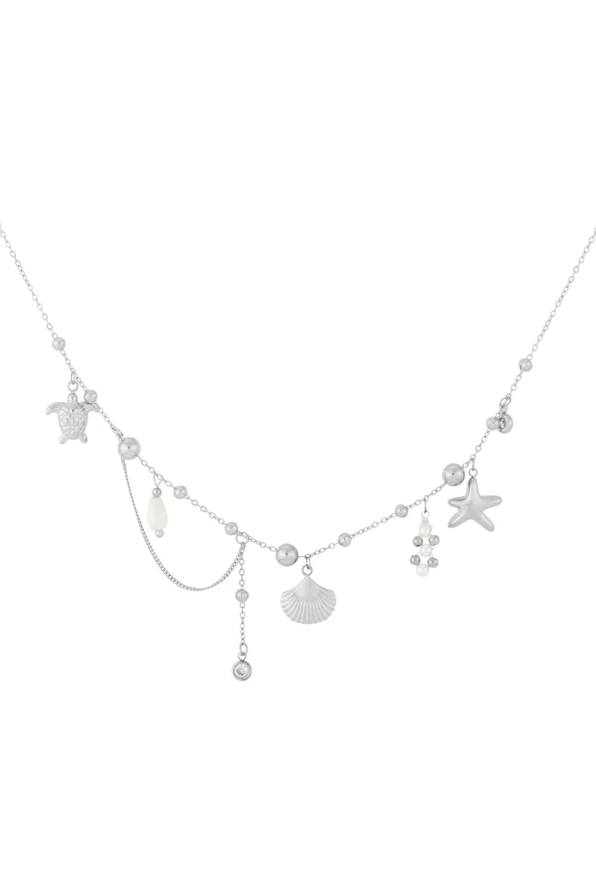 Coastal Charm Delicate Silver Necklace