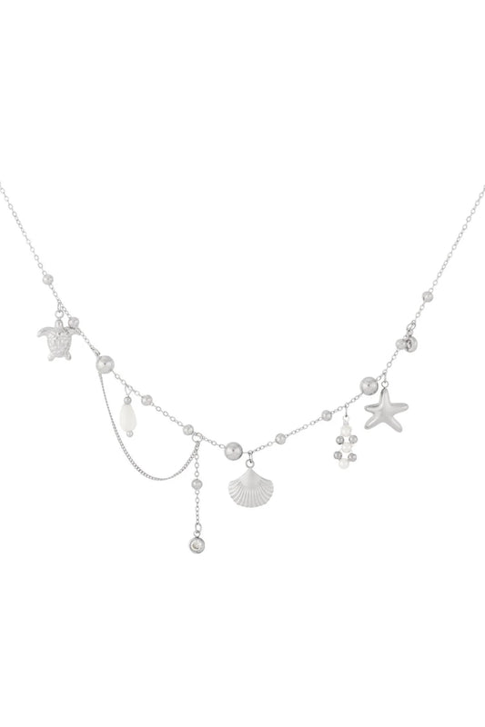 Coastal Charm Delicate Silver Necklace