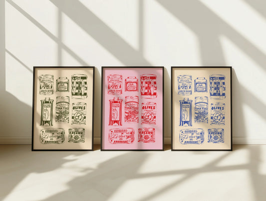 Kitchen Tins Print