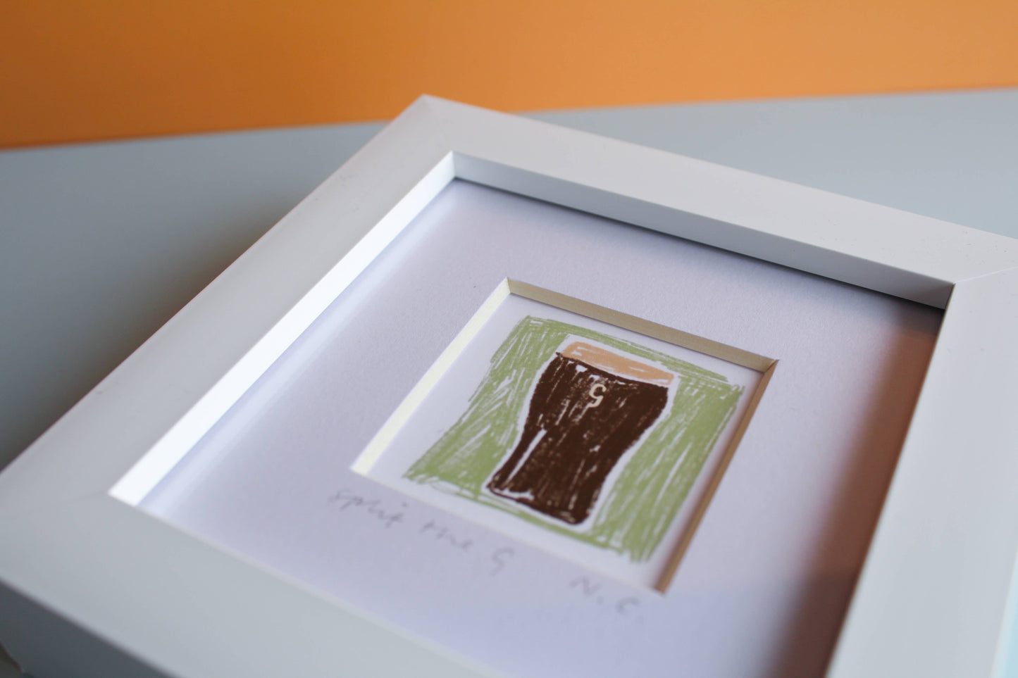 'Guinness - Split the G' Mini Giclée Art Print
