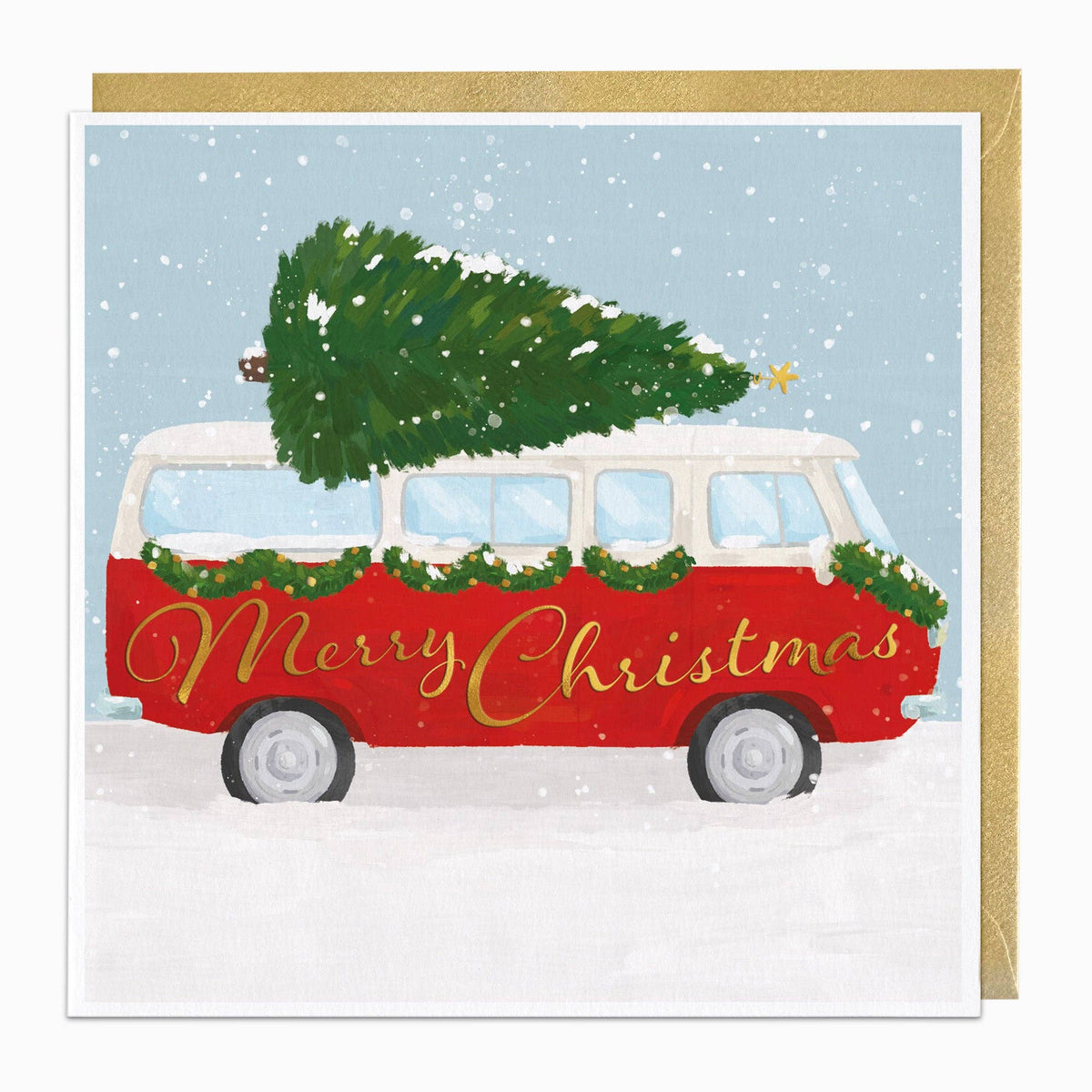 Festive Van Christmas Card