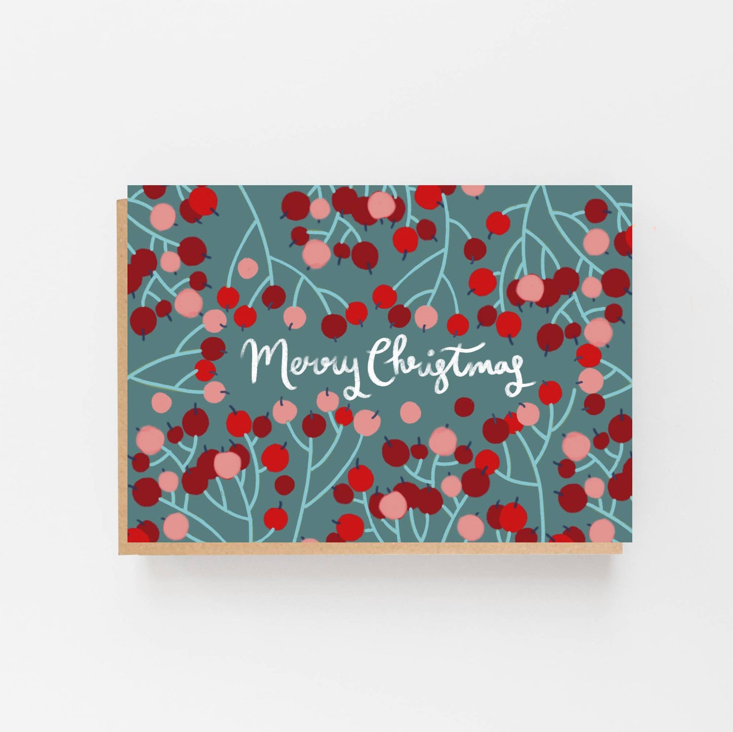 Merry Christmas Berries Card