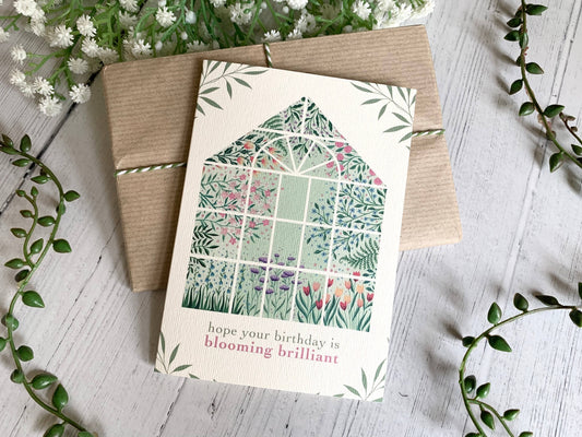 Blooming Brilliant Birthday Greeting Card