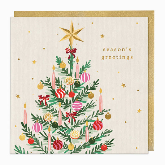 Vintage Tree Christmas Card