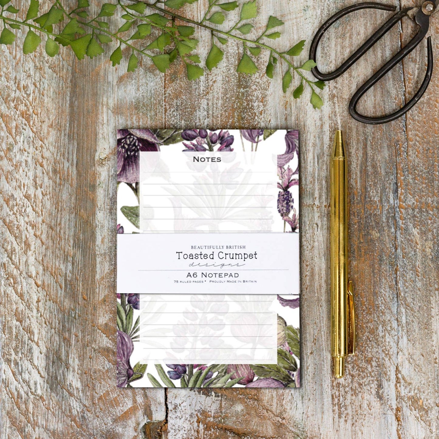 The Mulberry Collection A6 Jotter Notepad