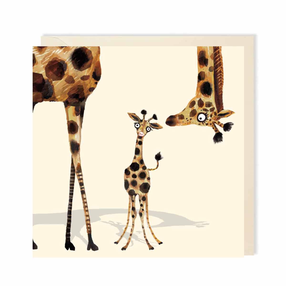 Baby Giraffe Greeting Card | New Baby Greeting Card