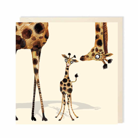 Baby Giraffe Greeting Card | New Baby Greeting Card