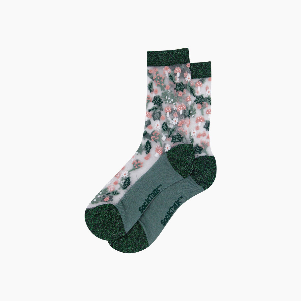 Floral Sheer Socks