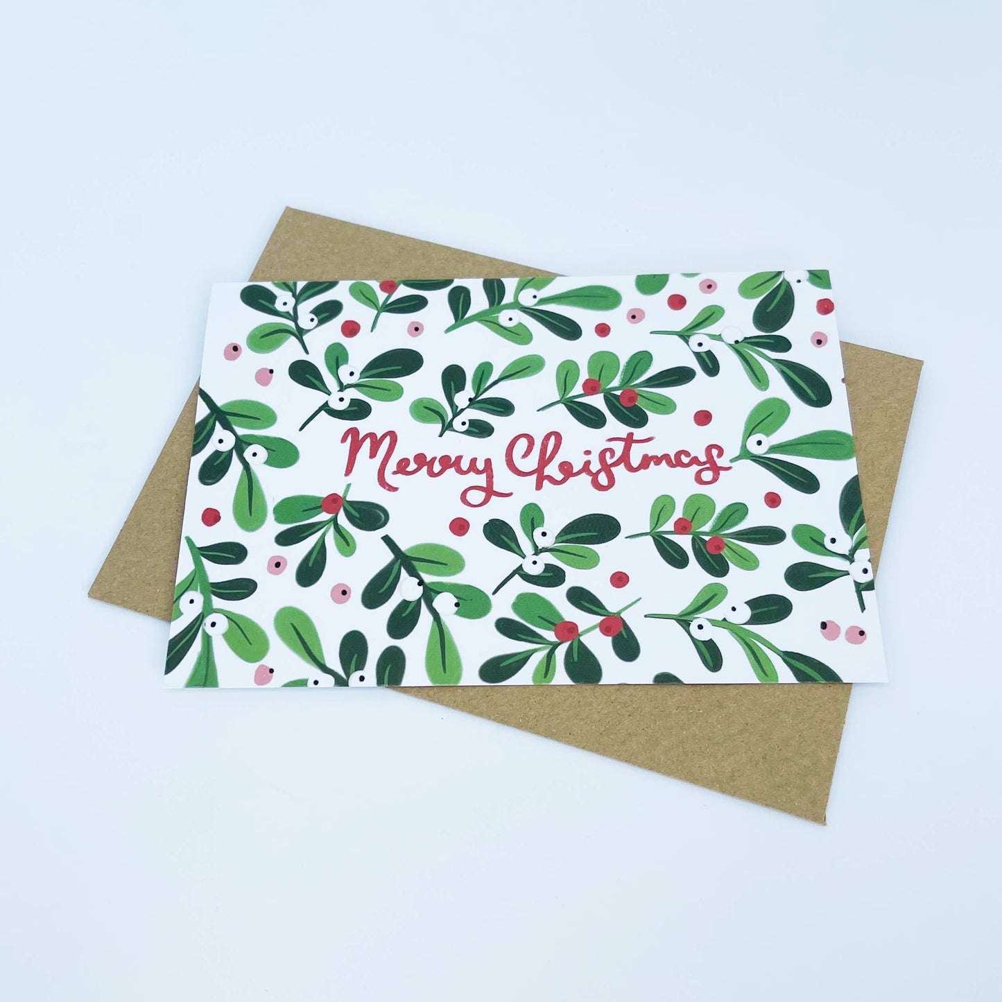 Mistletoe Merry Christmas Card