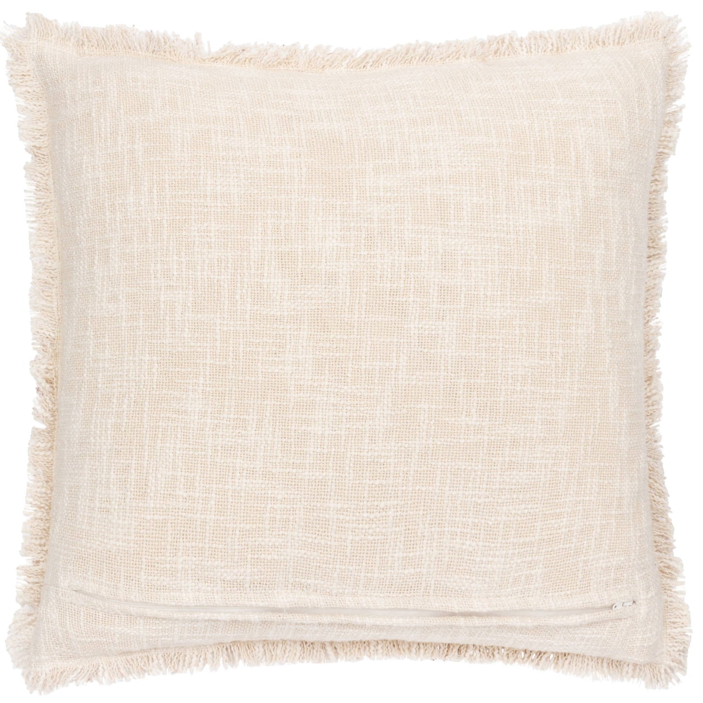 Durelle Damask Fringed Cushion Coral