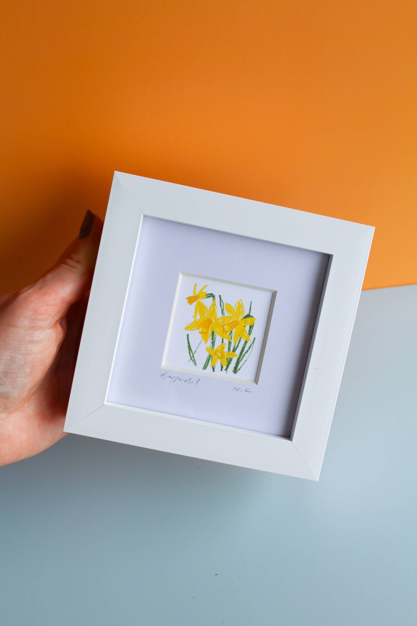 'Daffodils' Mini Giclée Art Print