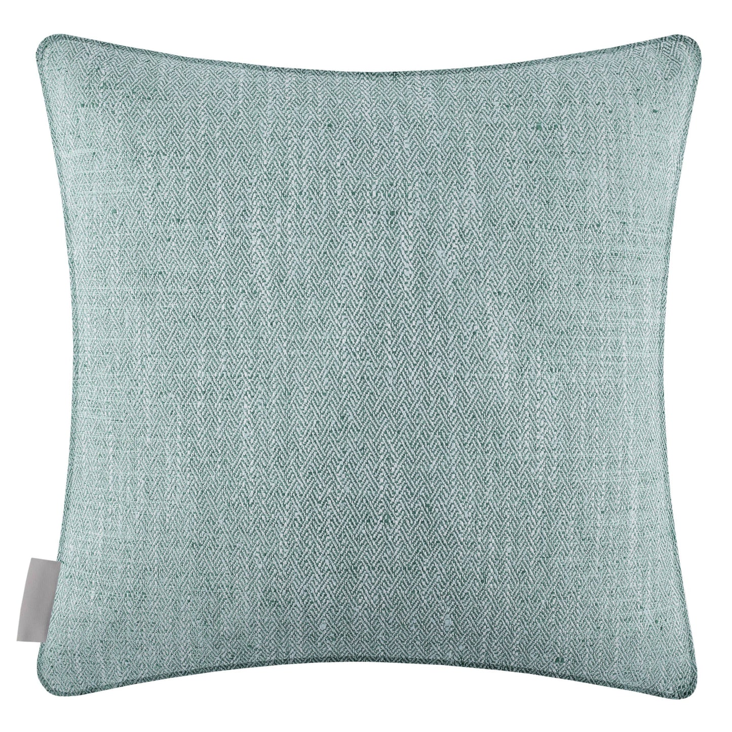 Jedburgh Textured Woven Square Cushion | Teal