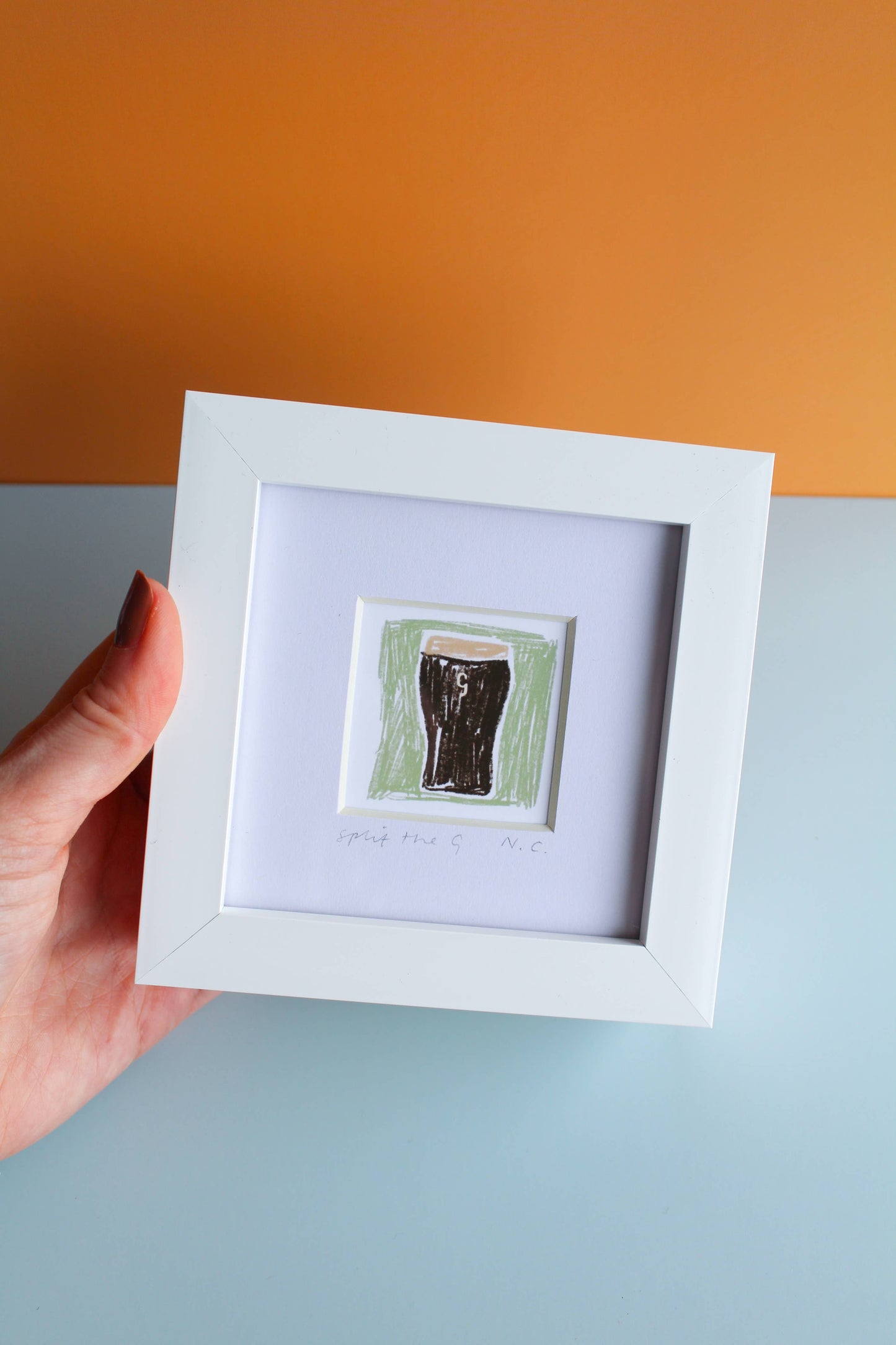 'Guinness - Split the G' Mini Giclée Art Print