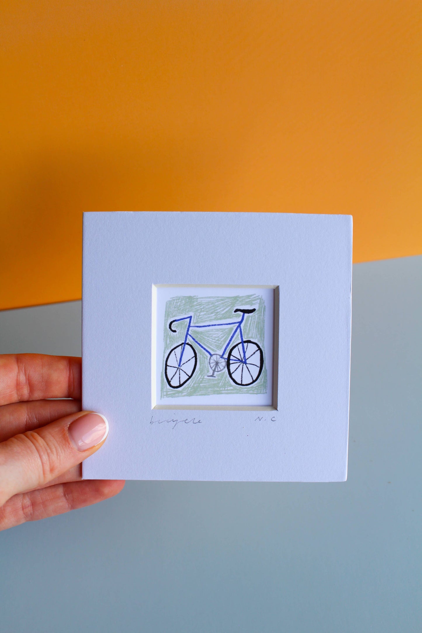 'Bike' Mini Giclée Art Print