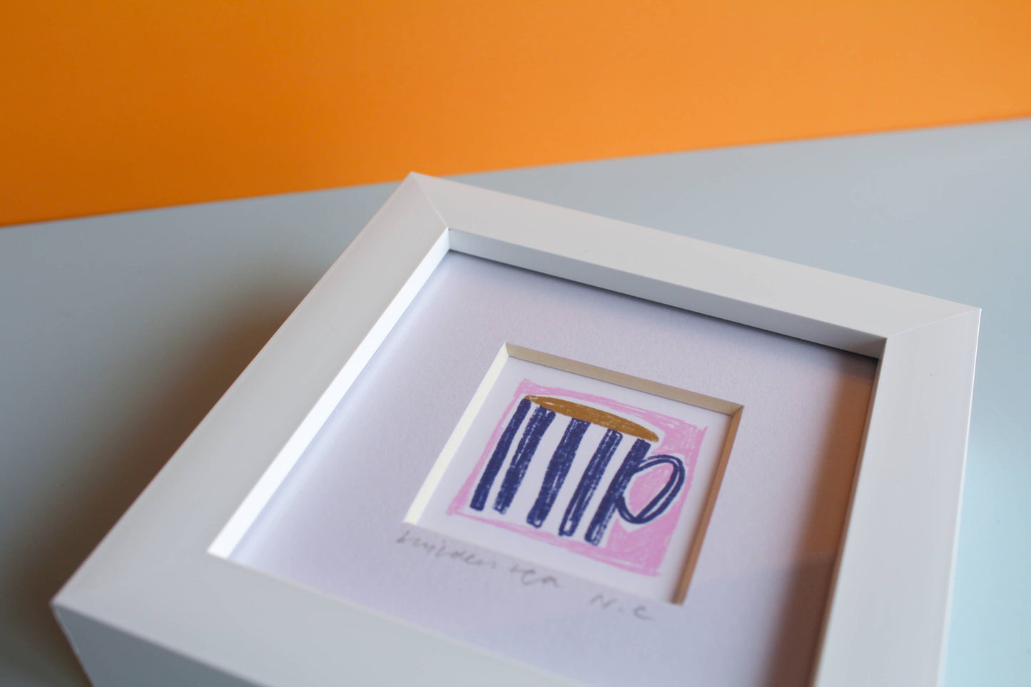 'Builders Tea' Mini Giclée Art Print