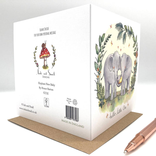 New Baby Card - Hello Little One