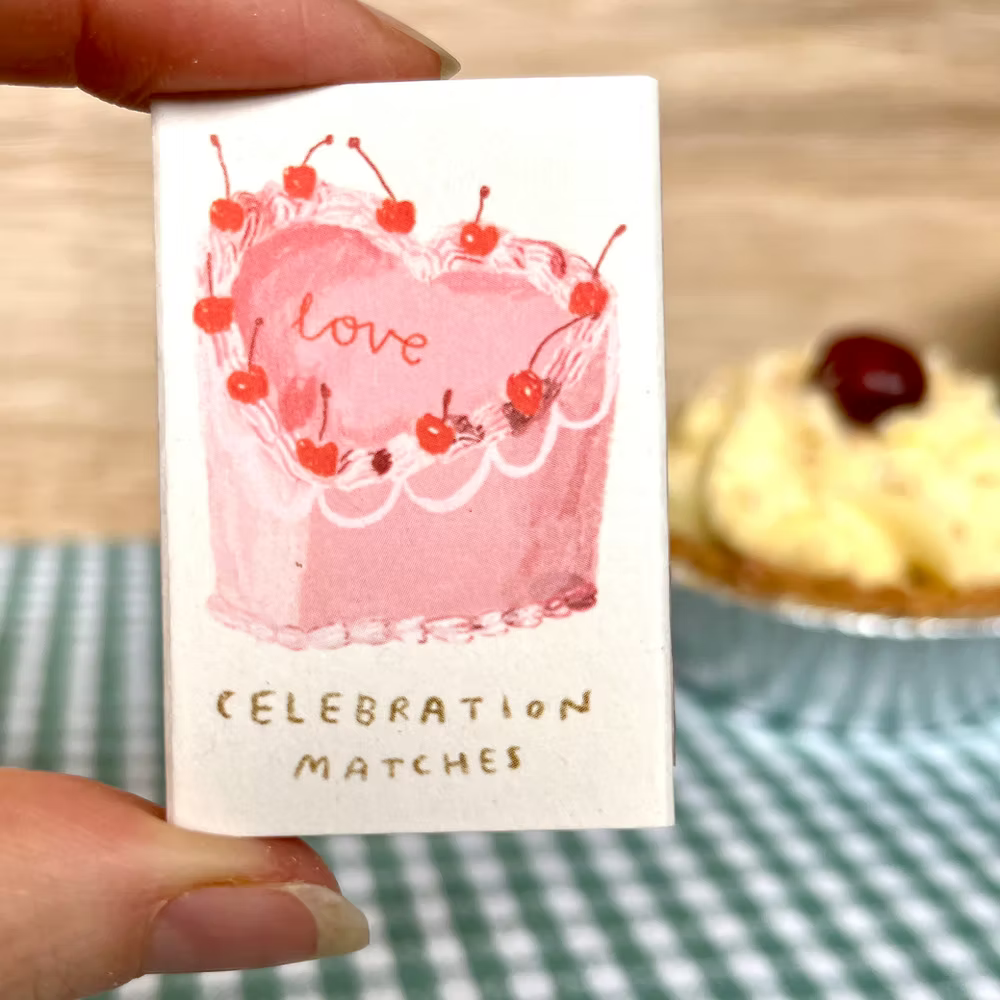 Love Heart Cake Celebration Matches
