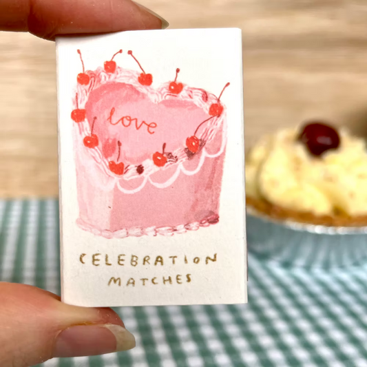Love Heart Cake Celebration Matches