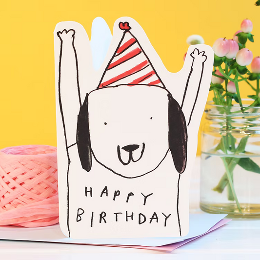 Cut-Out Dog Birthday Card