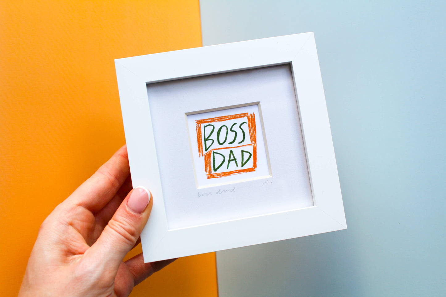'Boss Dad' Mini Giclée Art Print
