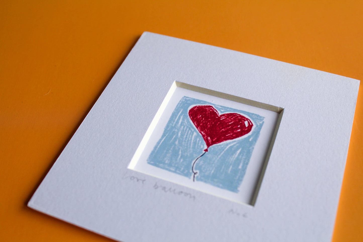 Love Balloon Mini Giclée Art Print