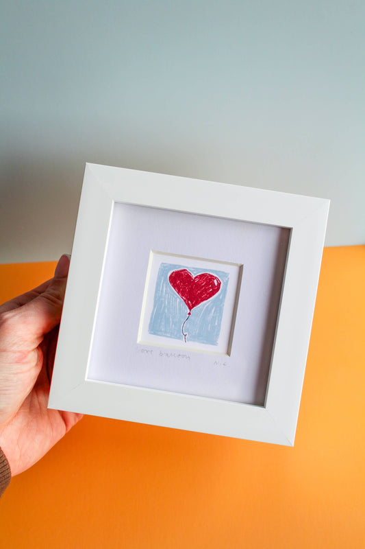 Love Balloon Mini Giclée Art Print