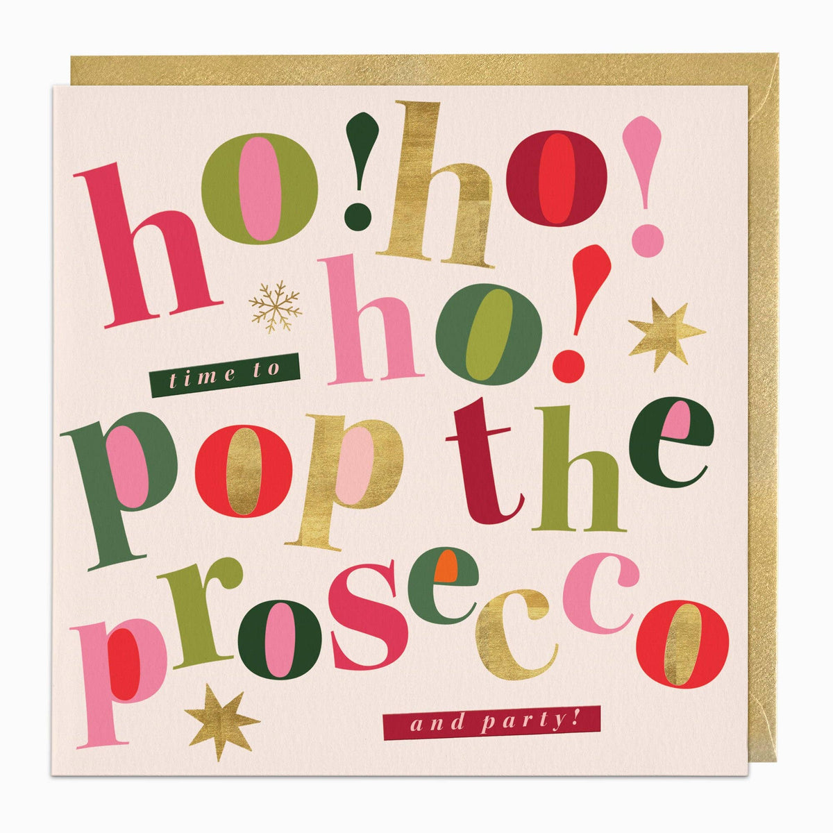 Big Bold Prosecco Christmas Card