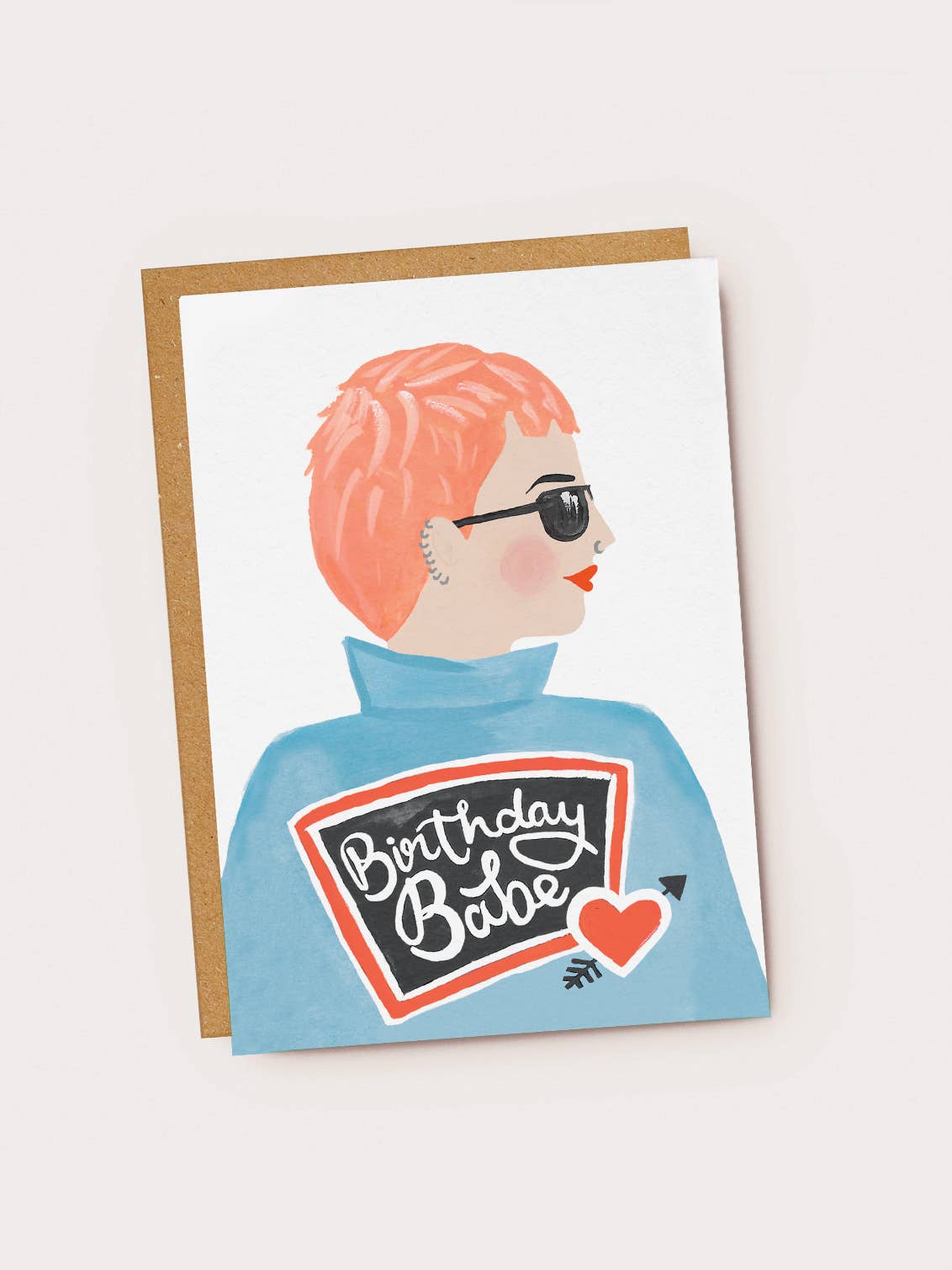 Denim Jacket Birthday Babe Card
