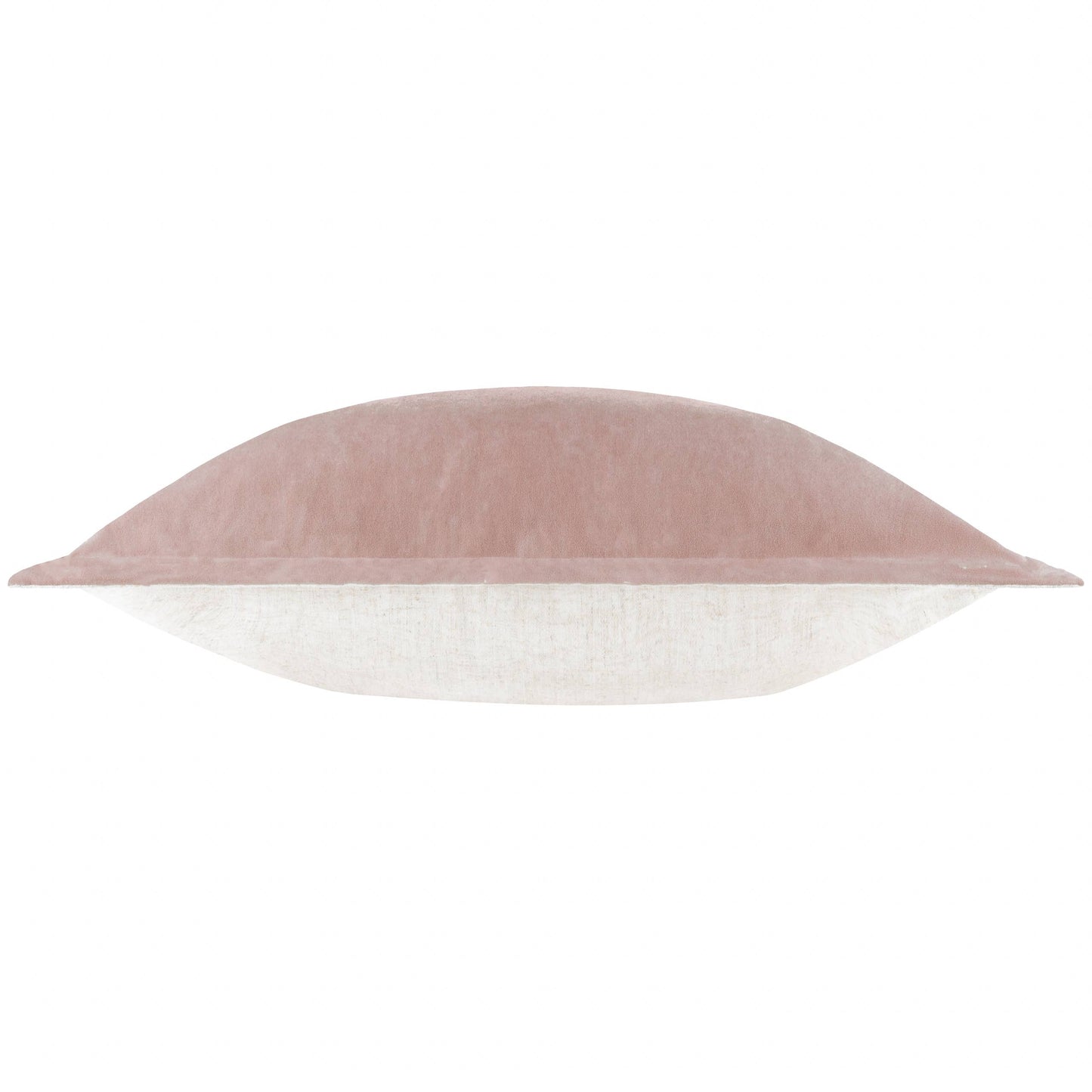 Merton Square Velvet Cushion Dusty Rose