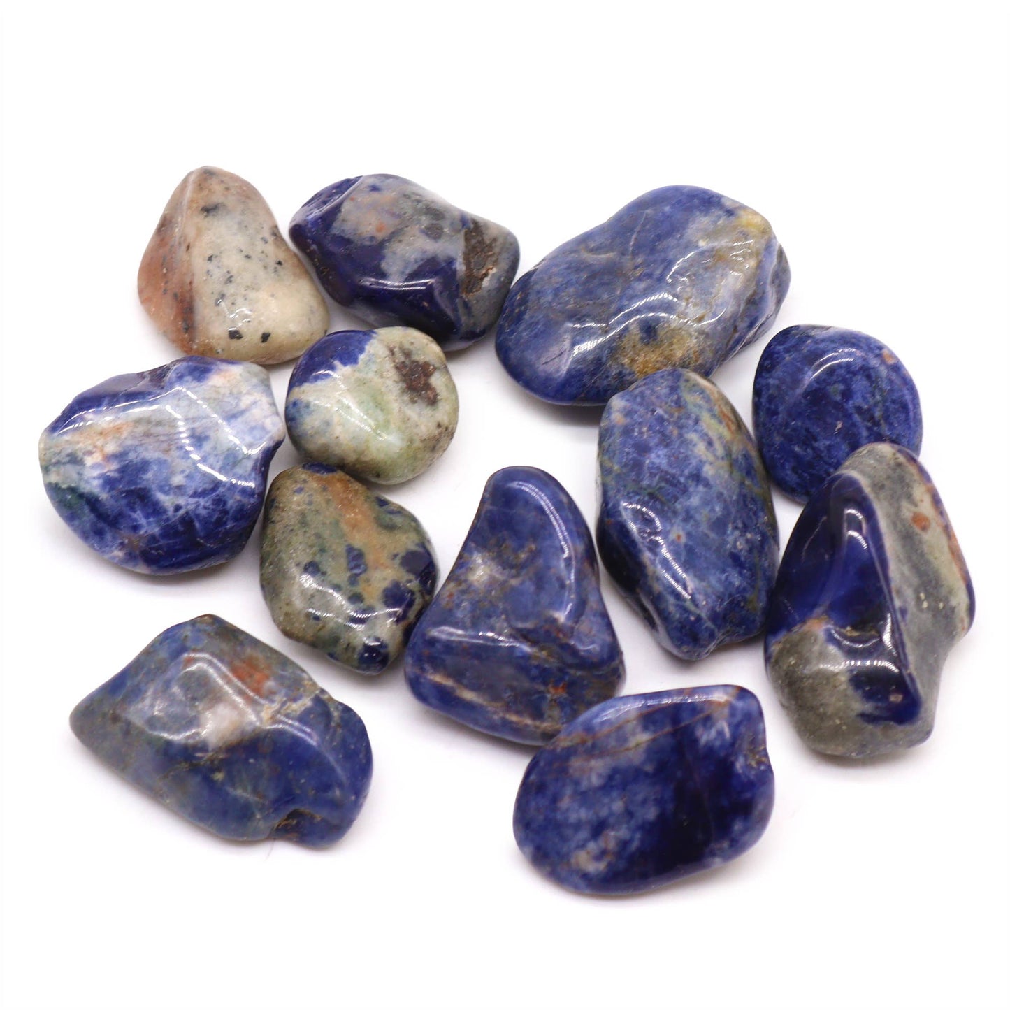 Spotted Sodalite African Tumble Stone